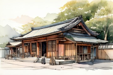 the AI Image Generator, Chinese architecture in Palace,