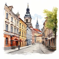 Naklejka premium the AI Image Generator, Artwork Boleslawiec, Dolnoslaskie Poland