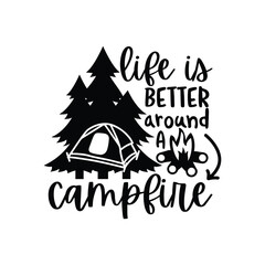 Camping, Camping typo, Typography, Adventure, Adventure Typography, Camp Squad, 