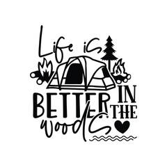 Camping, Camping typo, Typography, Adventure, Adventure Typography, Camp Squad, 