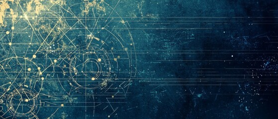 Blueprint for futuristic tech, Generative AI