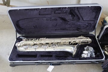 Saxophone, marching band musical instrument
