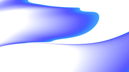 Blurred transparent gradient background. Elegant blue wavy line on Transparent png overlay background