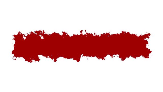 赤い墨で描くテキスト背景アニメーション, Painting Black Brush Grunge background for titles or other your text with alpha channel. 
