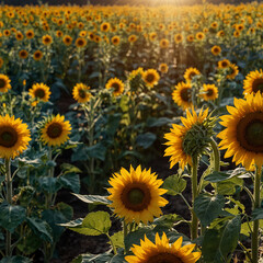 sunflowers in the field