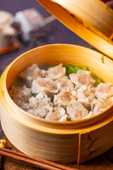 Siu Mai - Chinese steamed pork dumplings.
Image of a delicious Siu Mai.

