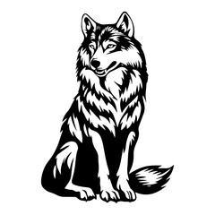 Obraz premium black and white animal vector types of animals about animals