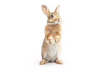 Fototapeta premium rabbit isolated on white background