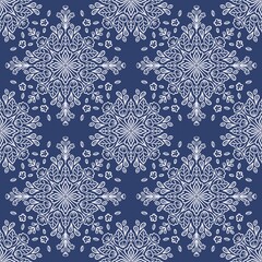 Traditional ethnic motifs ikat geometric fabric pattern cross stitch. Ikat embroidery Ethnic background. Abstract,illustration. 