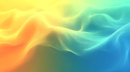 Obraz premium Soft, colorful waves of fabric or light create a serene atmosphere.