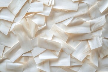 Obraz premium Abstract background of white plywood texture created with generative AI