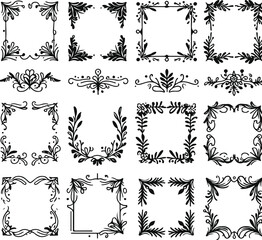 For Decoration And Design Frames In Vintage Style Monochrome Cosmonaut On Solid White Background