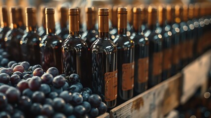 A hyper-realistic photograph of wine testing