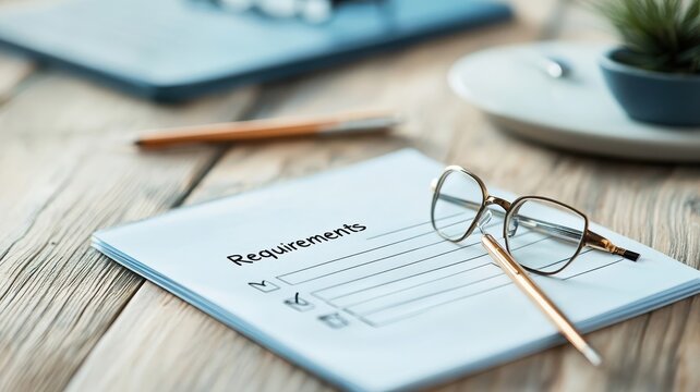 A vintage-style checklist with a classic and elegant feel.