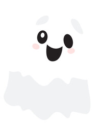 Halloween Cute Ghost Illustration