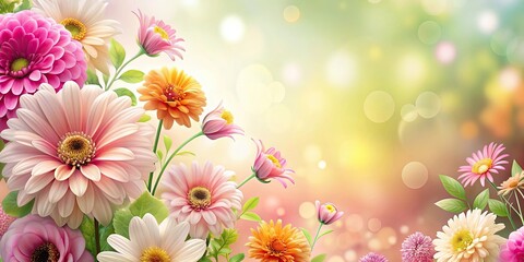 Fototapeta premium wallpaper of a stunning flower background, , wallpaper, flower, background, beautiful, colorful, floral, nature, vibrant, design