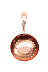 bartender and bar equipment on neutral background