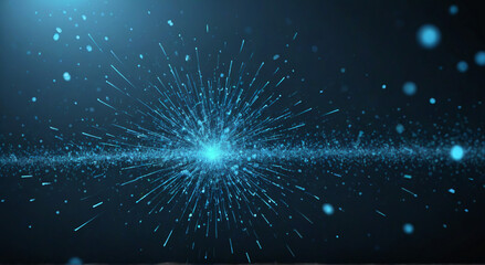 Fototapeta premium fireworks in space