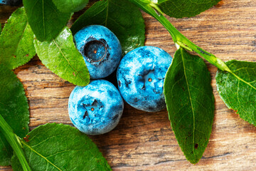 Macro photo of blueberries.Original color.antioxidant healthy food superfood