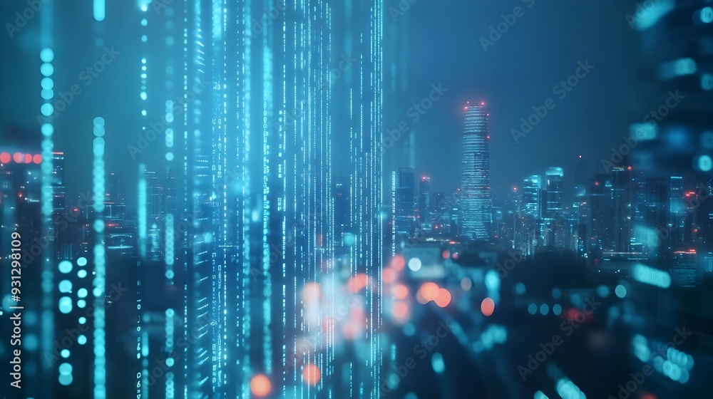 Poster advanced edge computing devices efficiently processing data at the edge of a network with a blurred 