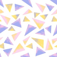 Seamless abstract geometric pattern. Triangular pattern, mosaic background.