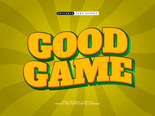 good game editable text effect in game and kids text style