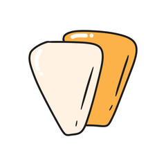 cartoon speech bubbles. cartoon handrawn speech bubble or speech icon stock design element. comic icon