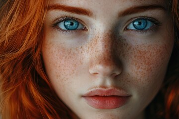 Woman with Freckles