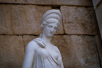 Portrait of Demeter: An Exquisite White Marble Sculpture from the Ancient City of Sagalassos