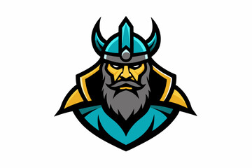 Barbarian Knight Viking Esport Gaming Mascot Logo