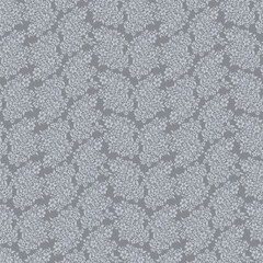 PrintGrey floral pattern endless background vector image