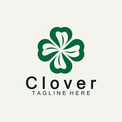 Clover Leaf Logo Template Design