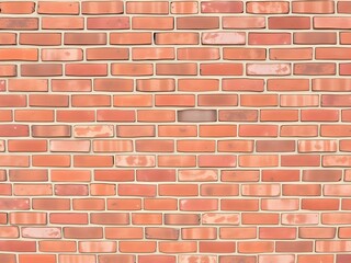 Obraz premium The texture of the neatly arranged red brick wall