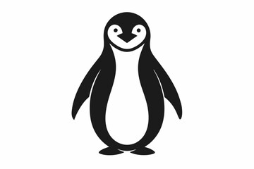 penguin, penguin silhouette vector illustration, penguin silhouettes	

