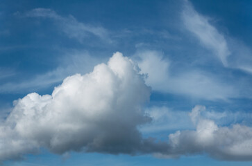 blue sky background with white clouds