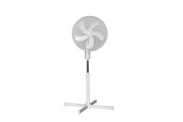 Obraz premium white electric fan isolated on white background