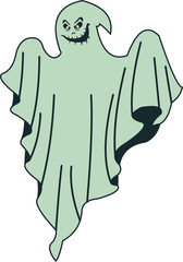 Hand Drawn Halloween Ghost