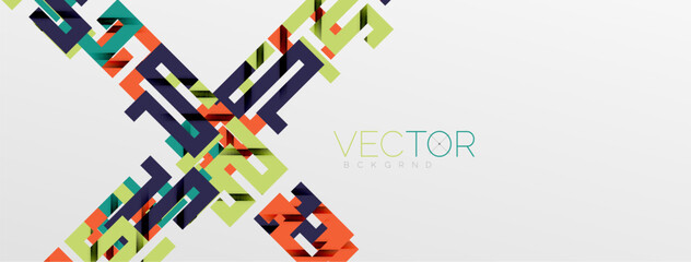 Color bend lines with shadow texture effect. Vector Illustration For Wallpaper, Banner, Background, Card, Book Illustration, landing page