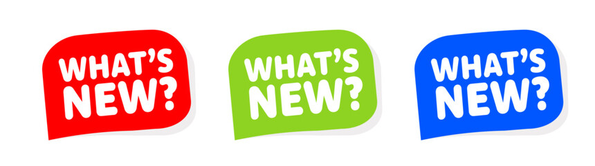 What's new?
