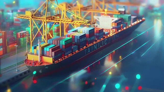 Third-party logistics service for transport and warehousing.