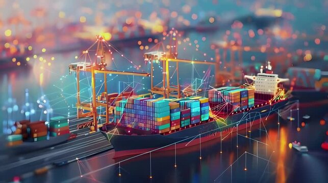 Third-party logistics service for transport and warehousing.