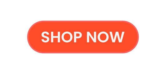 Shop now button vector illustration. Purchase signs for website interface.