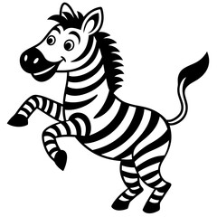 Fototapeta premium zebra vector illustration