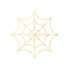 Spider web icon. Cobweb icon. Halloween. Graphic element for background, invitation, banner or other design.
