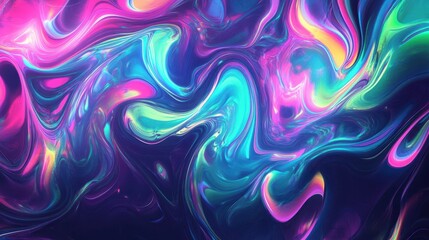 Obraz premium A vibrant abstract swirl of colors, blending hues for artistic expression.