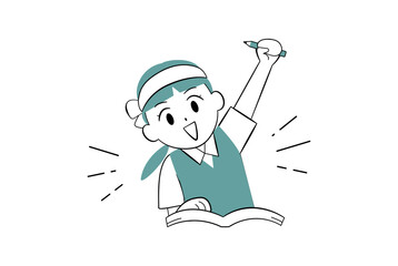 がんばる受験生