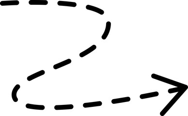 Hand drawn arrow sign. Handdrrawn svg arrows. Isolated direction doodle arrow icon