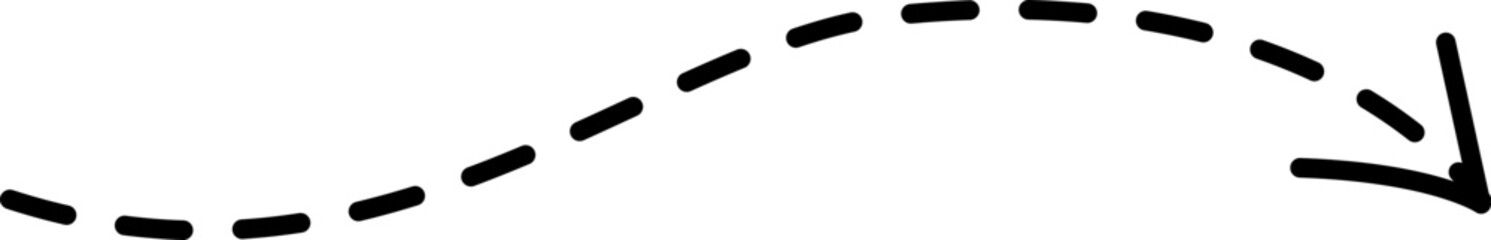 Hand drawn arrow sign. Handdrrawn svg arrows. Isolated direction doodle arrow icon