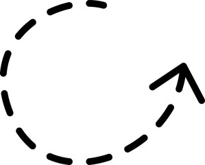 Hand drawn arrow sign. Handdrrawn svg arrows. Isolated direction doodle arrow icon