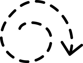 Hand drawn arrow sign. Handdrrawn svg arrows. Isolated direction doodle arrow icon